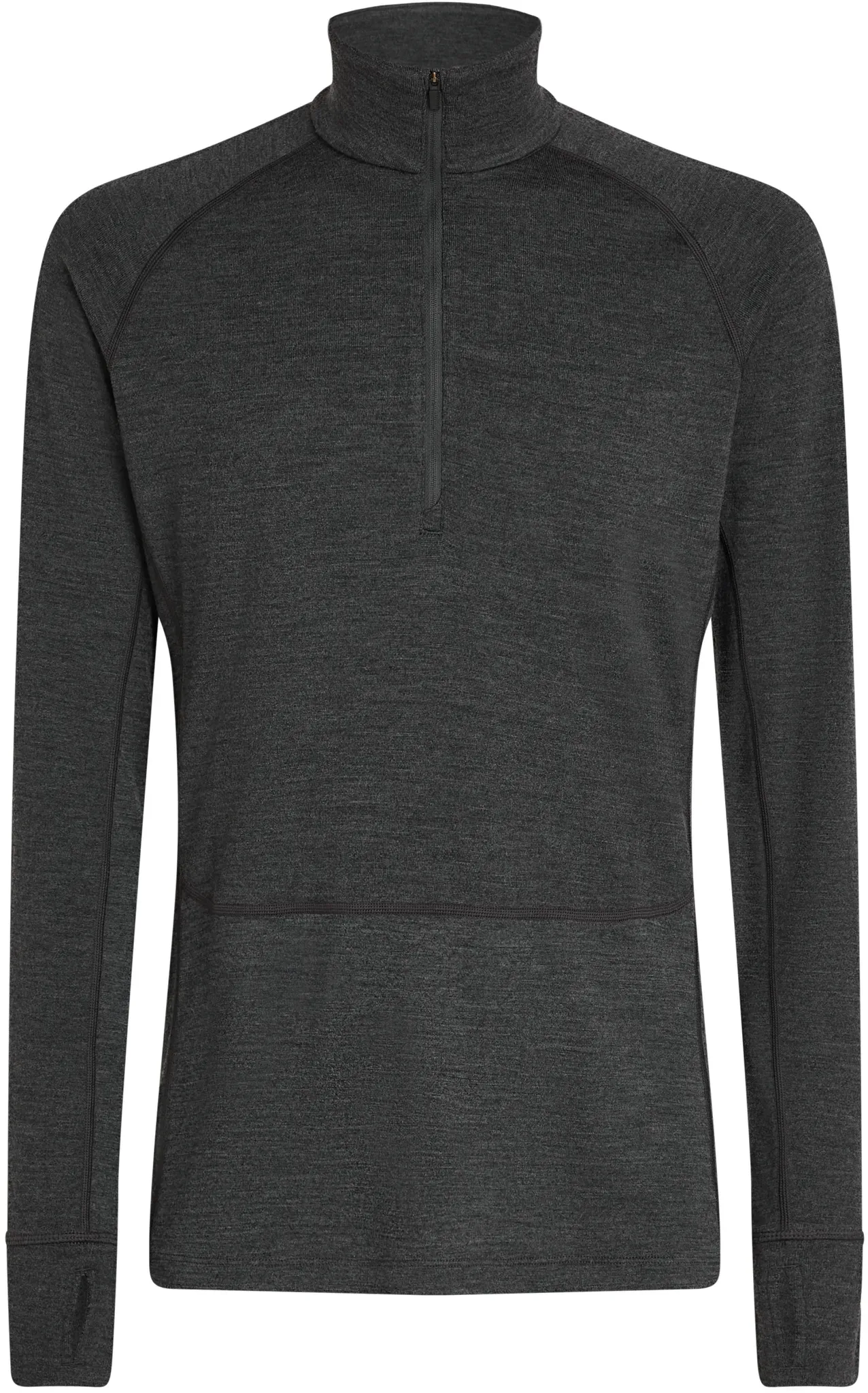 Icebreaker Herren Merino 260 Langarmshirt Half Zip - L - Jet HTHR