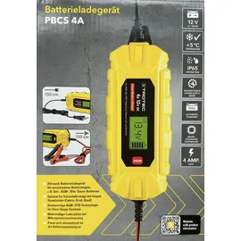 Trotec Batterieladegerät PBCS 4A Erhaltungsladegerät Ladegerät Auto Batterie AGM Blei G