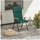 Outsunny Sitzkissen 120 x 47 x 9,5 cm Grün