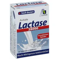 Lactase 28.000 Fcc Tabletten im Spender 80 stk
