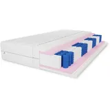 marpur Taschenfederkernmatratze, Weiß, H3, 180x200 cm, Oeko-Tex® Standard 100, Schlafzimmer, Matratzen Shop, Matratzen, Taschenfederkernmatratzen