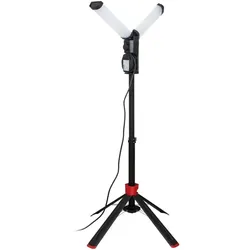 MEGATRON LED-Arbeitsleuchte HELFA DUO LED/80W 9.000 lm 5000K hohe Farbwiedergabe Ra >97, mit Stativ