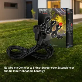 Briloner Verlängerung 3x2 m Connect to Shine 3er Set schwarz