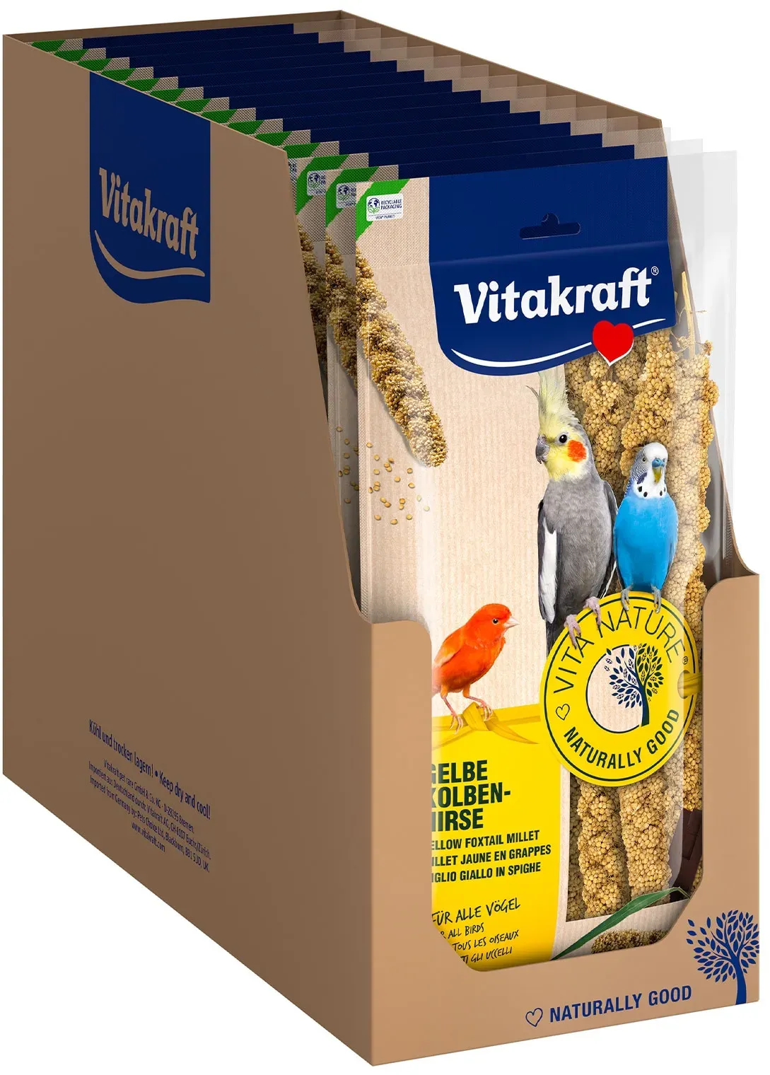 Vitakraft Vita Nature Kolbenhirse 100g, 14er Pack