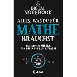 LOEWE VERLAG 978-3-7432-0416-4 Big Fat Notebook - Mathe