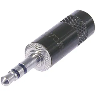 Rean Stereo, Connector 3.5 mm, Male Black