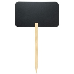 Securit Einsteckschild »Rechteck« schwarz, 73.5x45 cm