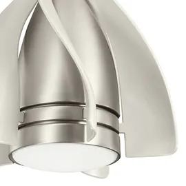 Elstead Lighting Terna 38 cm Deckenventilator Champagner