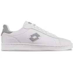 Sneaker LOTTO, Gr. 36, blau (weiß, leuchtendesblau), Synthetik, clean, sportlich, Schuhe, - mit modischen Farbakzenten