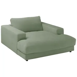 KAWOLA Relaxsessel MADELINE Cord 150 x 86 x 170 cm Grün