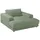 KAWOLA Relaxsessel MADELINE Cord 150 x 86 x 170 cm Grün