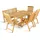 SAM Outillage Gartentisch ausziehbar 180-240 x 0 x 75 cm Beige