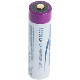 Ansmann Li-Ion Akku 18650 Lithium-Ionen Akku 3,6 Volt 2600mAh, 9.36Wh, 69,8x18mm,5geschützter Akku durch Sicherheitsbeschaltung