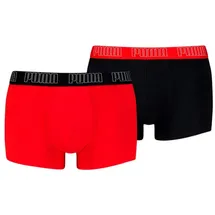 Puma Everyday Trunks Schwarz/Rot XL 2er Pack
