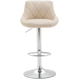 CLP Barhocker Lazio Kunstleder creme