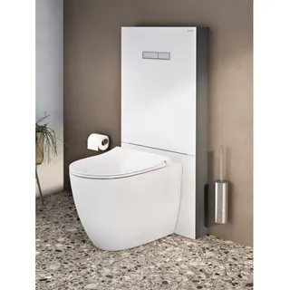 Vitra Vitrus Stand-Spülkasten 770-1760-01 Glasfront Weiß