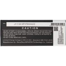 AccuCell Akku passend für Microsoft Nokia Lumia 640 Dual SIM, Li-Ion, 3,8V, 2400mAh, 9,1Wh