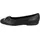 GEOX Annytah D Geschlossene Ballerinas, Schwarz, 41 EU