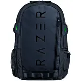 Razer Rogue V3 Black Edition - Kompakter Reise Rucksack (Fach für Laptop bis 15 Zoll, Abriebfest, Außenhülle aus Polyester) Schwarz