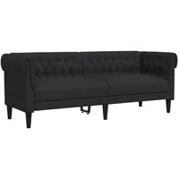 DOTMALL Chesterfield-Sofa 3-Sitzer, Chesterfield-Optik, auch in Stoff schwarz