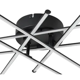 LINDBY Elviano 1-flammig 80 cm schwarz Aluminium