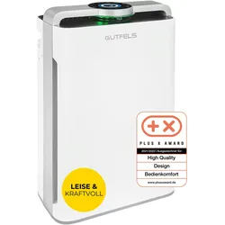 GUTFELS Luftreiniger und Luftbefeuchter für Wohnung, 2-in-1 Kombigerät, 4-Fach-Filtertechnologie, für 60 m2 Raumgröße, LR 67013 we