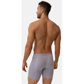 Danish Endurance Bamboo Trunks Extra Long rot/schwarz L 6er Pack