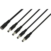 TRU Components TC-13232712 DC-Steckverbinder Buchse - Stecker 5.5 mm