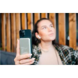 Verbatim Charge 'n' Go Magnetic Wireless Powerbank 5000 mAh Fast Charge, Quick Charge 3.0, Usb PD 3. - Grün