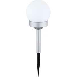 bmf-versand Solarleuchte Garten 6er Set Solarkugeln Silber Solarlampe Außen Leuchte Solar