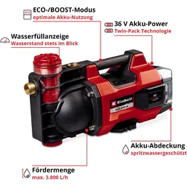 Einhell AQUINNA 36/38 F LED Akku-Gartenpumpe solo (4180410)