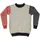 Devold of Norway Nordsjø Wool Pullover - Offwhite / Navy / Marsala - L
