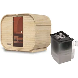 Karibu Quadro 1 Plus inkl. 9 kW Ofen + int. Steuerung