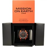 Swatch Omega Bioceramic Moonswatch Mission on Earth - Lava