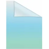 Lichtblick Fensterfolie Petrol, 1 St., blickdicht, strukturiertKlebepunkte, selbstklebend, Sichtschutz blau