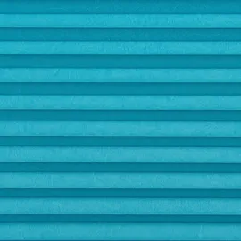 LIEDECO Klemmfix Plissee verspannt 90 x 150 cm blau