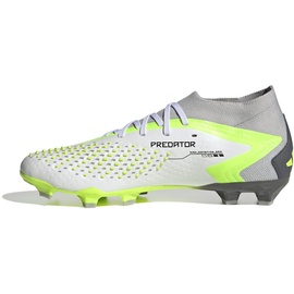 adidas Predator Accuracy.2 FG Football Shoes (Firm Ground), FTWR White/Core Black/Lucid Lemon, 42