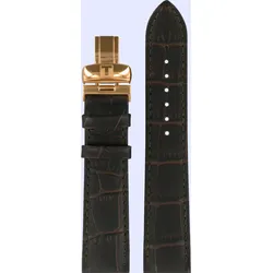 Tissot - Leder Tissot Tradition Lederband Braun 20/18mm T600032290 - alligator-prägung,braun,rind