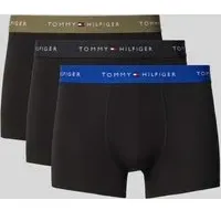 Regular Fit Trunks aus Baumwoll-Elasthan-Mix im 3er-Pack, Black, XL
