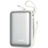 Joyroom JR-PBF29 20000mAh 22,5W Powerbank mit Doppelkabel Weiß