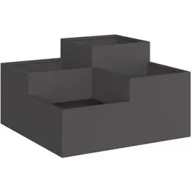 vidaXL Hochbeet 80 x 80 x 60 cm Stahl