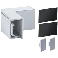 Paulmann LumiTiles Zubehör Profil Top Abdeckung 40x40mm Telegrau