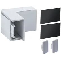 Paulmann LumiTiles Zubehör Profil Top Abdeckung 40x40mm Telegrau