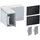 Paulmann LumiTiles Zubehör Profil Top Abdeckung 40x40mm Telegrau
