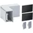 Paulmann LumiTiles Zubehör Profil Top Abdeckung 40x40mm Telegrau