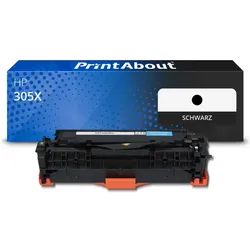 Toner kompatibel mit HP 305X (CE410X) - Schwarz - Hohe Kapazität