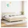 vidaXL Boxspringbett 160 x 200 cm Creme