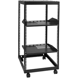 VEVOR 20U 4 Post Open Frame Server Rack Netzwerkgehäuse 23''-40'' verstellbar
