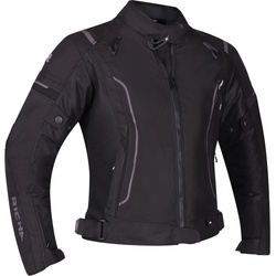 Richa Airstream 3 wasserdichte Damen Motorrad Textiljacke, schwarz, Größe XS