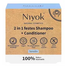 Niyok 2in1 festes Shampoo + Conditioner Sensitiv 80 g